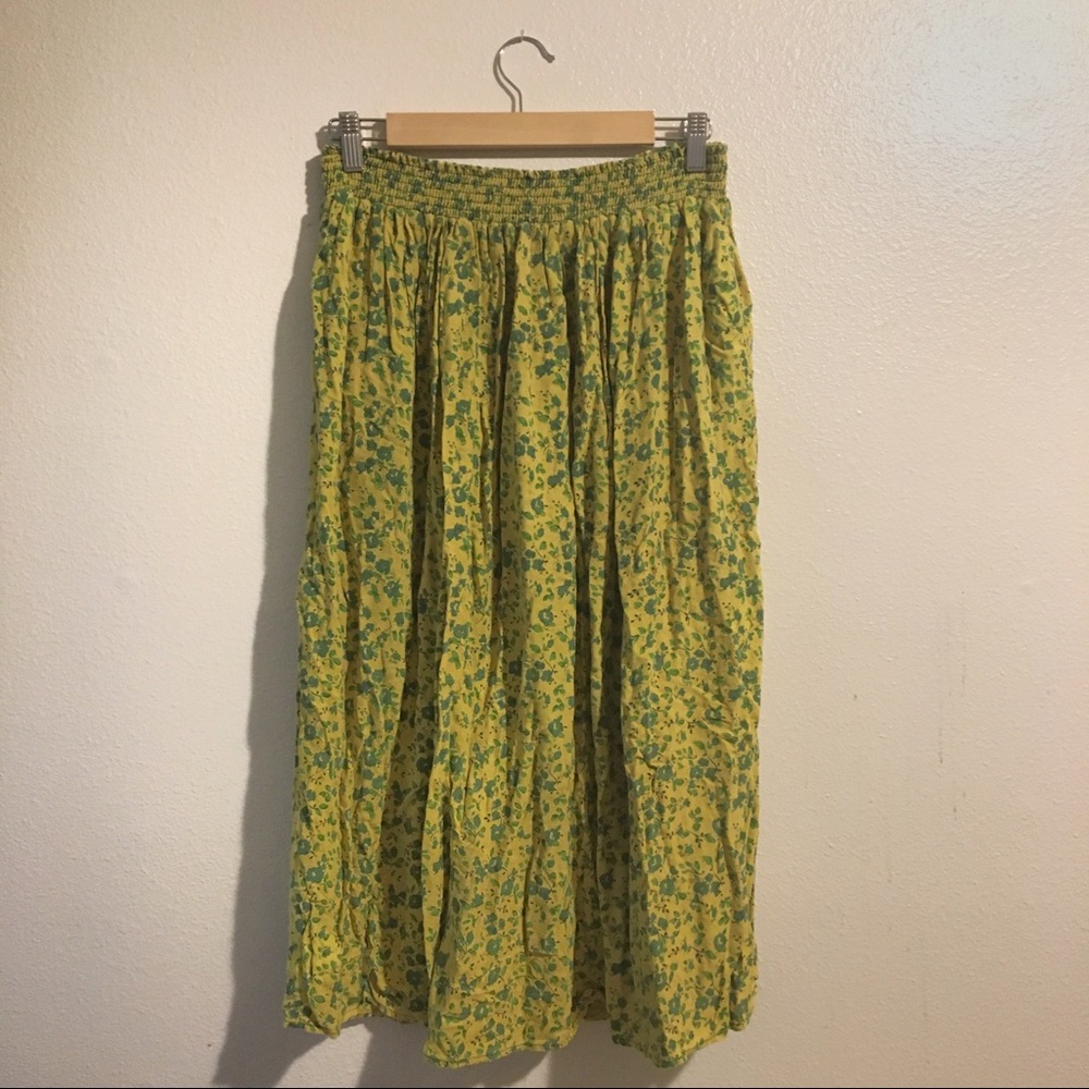 Floral Midi skirt